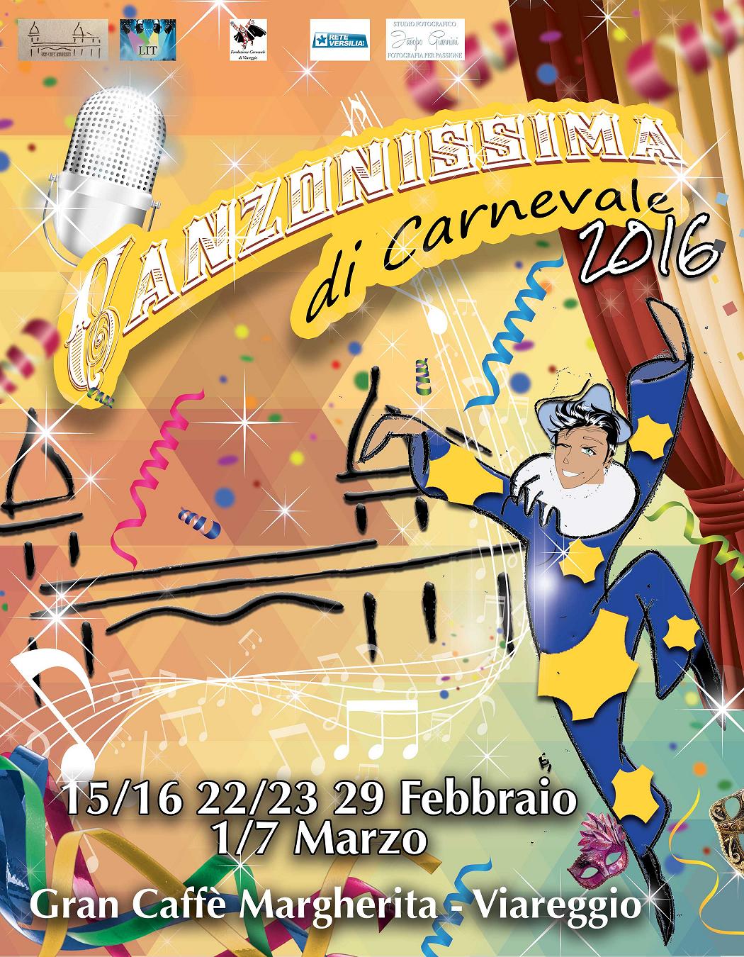 Locandina Canzonissima di Carnevale 2016