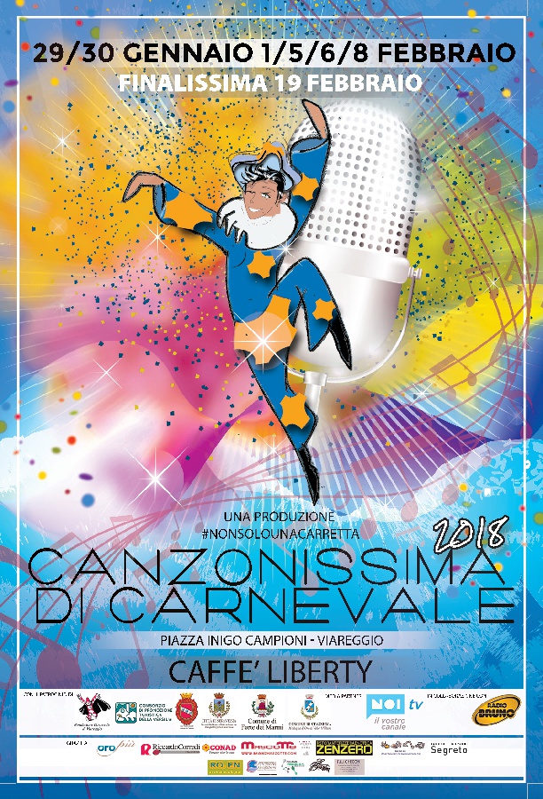 Locandina Canzonissima di Carnevale 2018